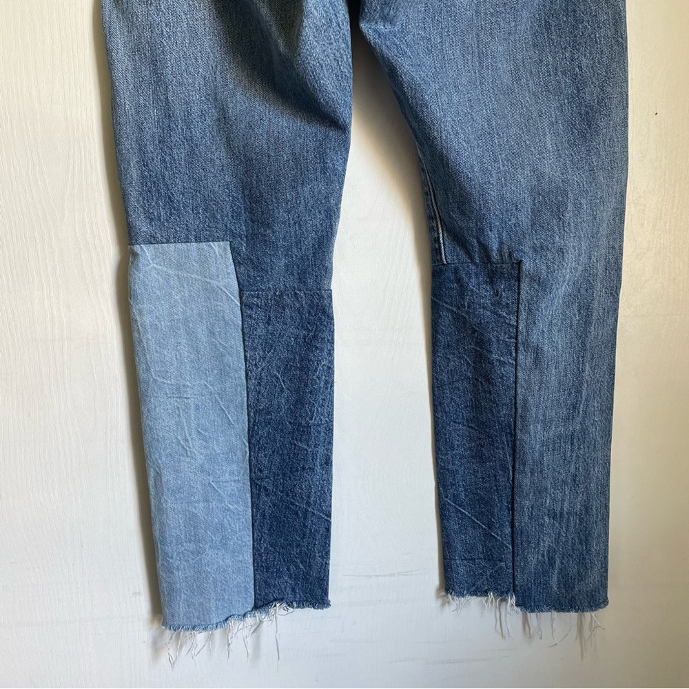 Levis 501 Patchwork Raw Hem Jeans - image 6